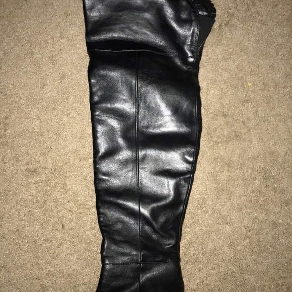 Black Thigh High Boots - Picture 4 of 7